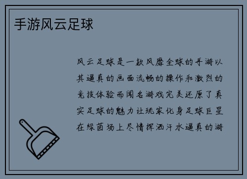 手游风云足球